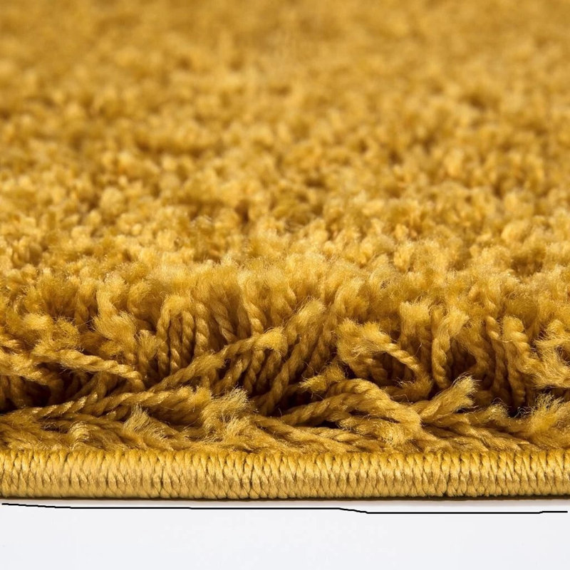 Solid Colour Shag Area Rug, Rectangle 60 x 110 cm