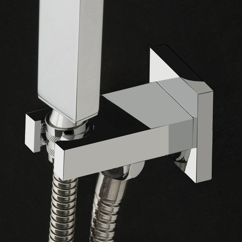 Eleganza Wall-Mount Handshower Holder, Polished Chrome