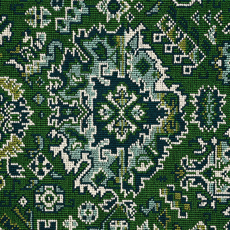 Pallay Épinglé Fabric, Emerald