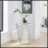 Inverted Triangular Mirror Square Table