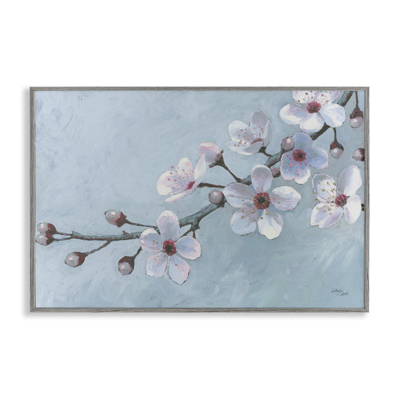 Branche de fleurs par Wellington Studio bg-028, Estampe numérique Farmhouse, H 12 po x l 18 po