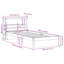 Bed Frame With Headboard Without Mattress-334859299