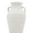 Rustic White Terracotta Tall Vase with Handles