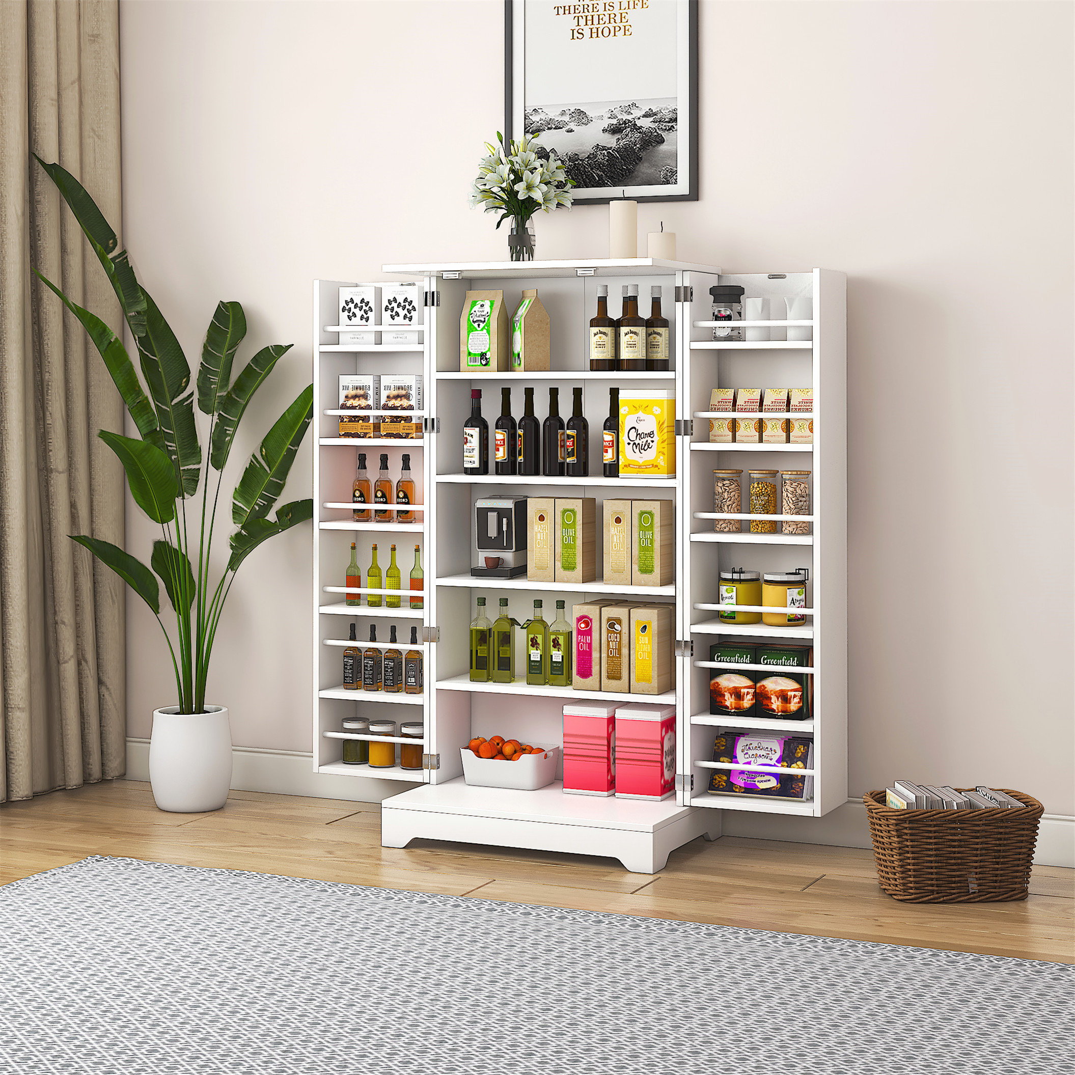 Winston Porter Versatile Freestanding Kitchen with Multiple