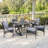 Aram 6 - Person Wicker Patio Dining Set with Rectangular Table-25610156