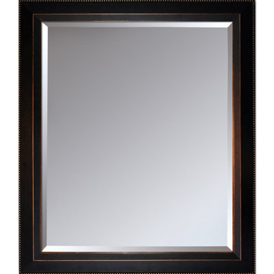 Sehgal Wood Rectangle Wall Mirror