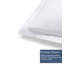 Ensemble de taies décoratives européennes Tencel ™ 100% eucalyptus Lyocell Delara (paquet de 2), 26 po x 26 po - Doux, soyeux et respirant-88072438