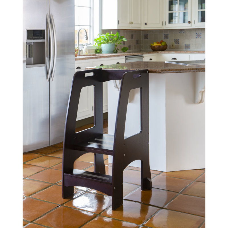 Step Up Kids Step Stool, Espresso