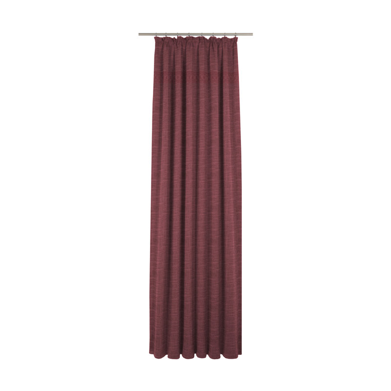 Wiessee Cotton Blend Room Darkening Curtain, 150cm Width x 405cm Drop