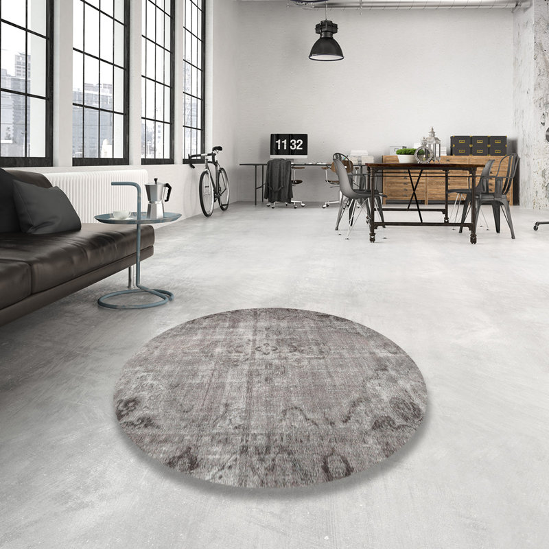 Oriental Indoor Rug, Round 5'