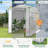 Pop Up Greenhouses Pop Up 8' W x 6' D Hobby Greenhouse-66642090