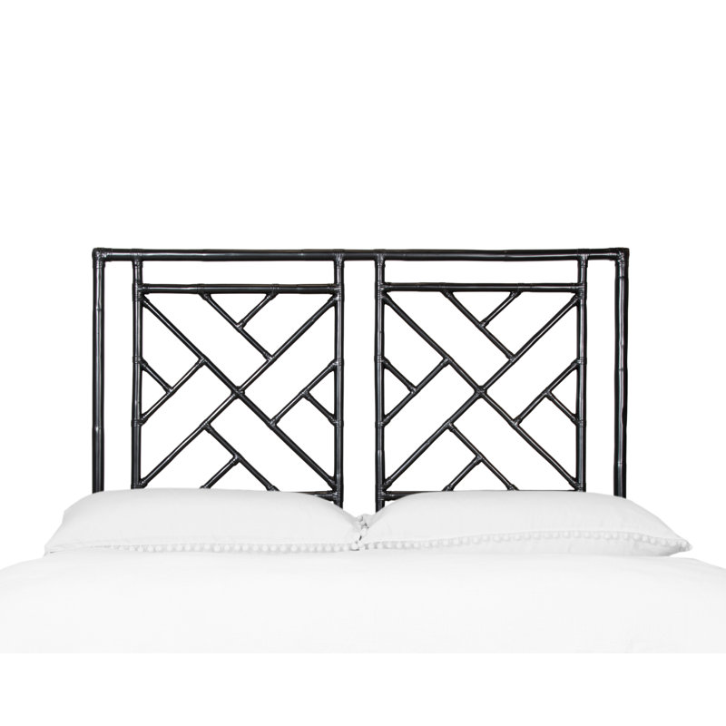 Alden Open-Frame Headboard, Black, Queen