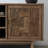 Wabi-sabi style solid wood dining cabinet