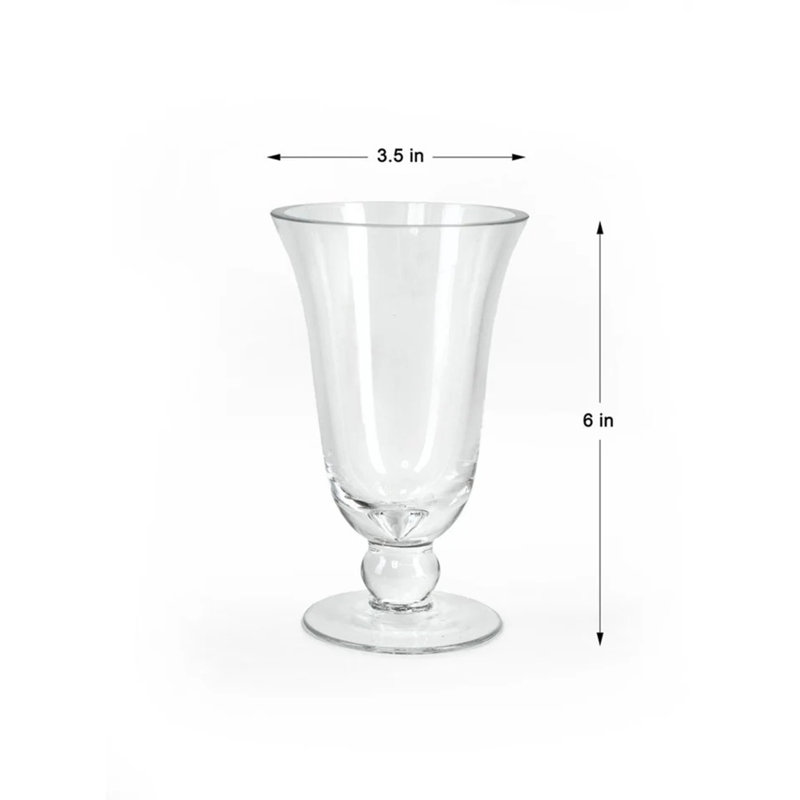 Vase en verre transparent Wazon
