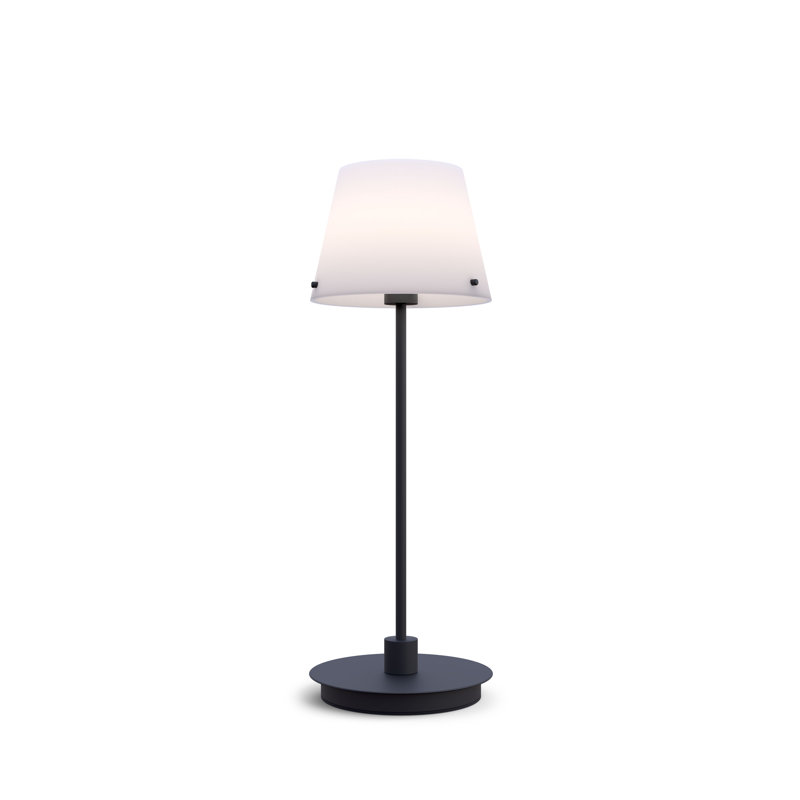 Gil Il Grande Metal Table Lamp, Black