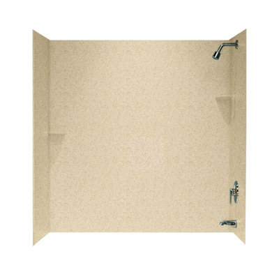 60'' W 30'' D 60'' H Alcove Solid Surface Wall