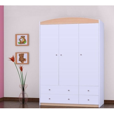 Worrell 3 Door Wardrobe
