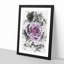 The Pale Purple Rose - Picture Frame Graphic Art-56924235-56924238