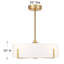 Mansell 4-Light Fan D'Lier in Warm Brass-1568143141