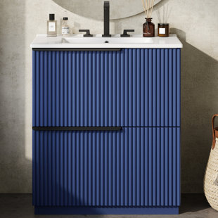 Meuble-lavabo 30 po avec comptoir en céramique