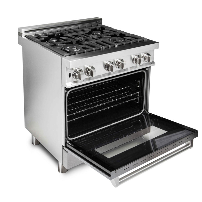 ZLINE 30" Legacy Dual Fuel Range, Satin Stainless Steel