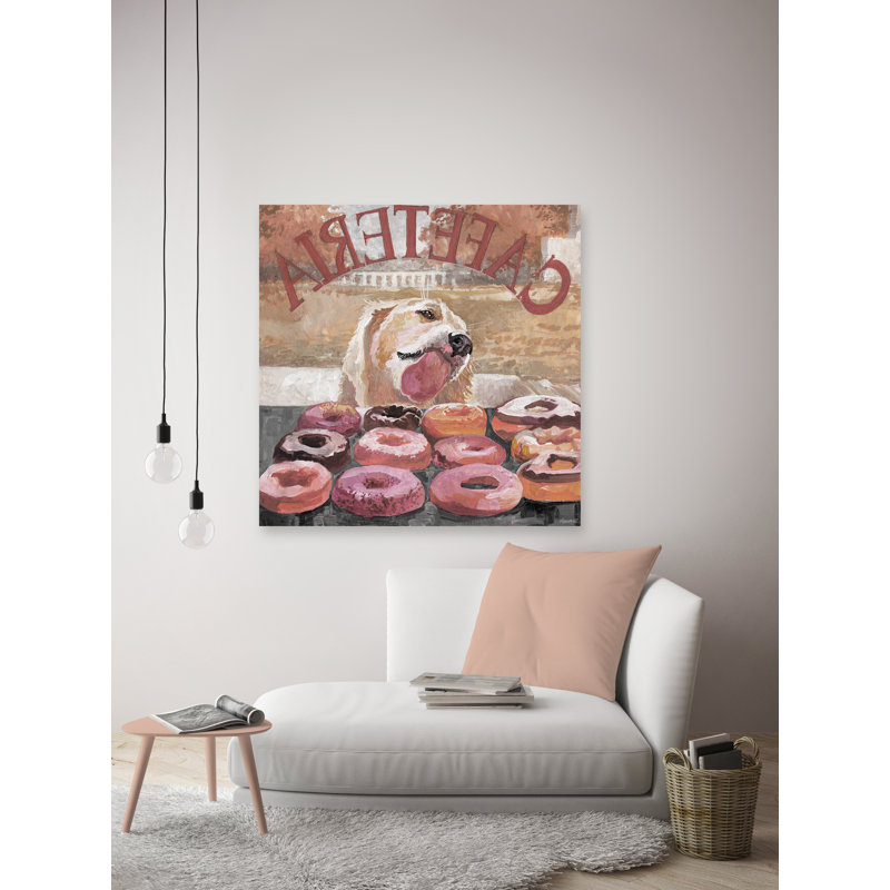 «Apollo Likes Donuts», reproduction sur toile tendue, H 24 po x l 24 po x P 1,5 po