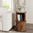 4-Piece Round Nesting Coffee Table Set with Sliding Door Storage