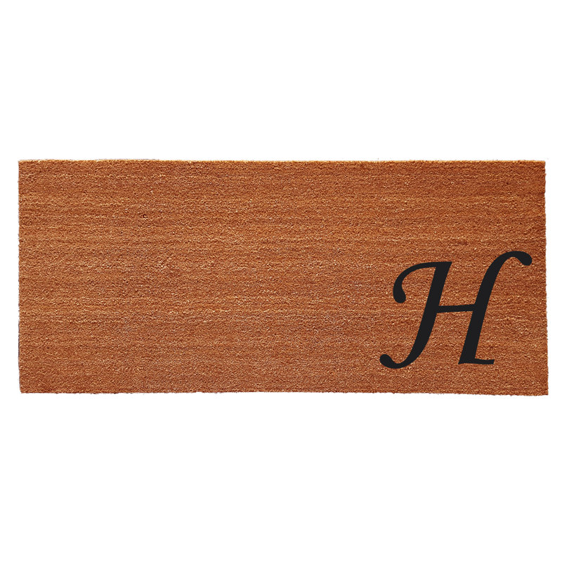 Tapis d'entrée antidérapant Zebrowski, H, Rectangle 2 pi x 4 pi