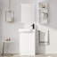 Meuble-lavabo simple autoportant de 23 po avec plateau en céramique-924169452