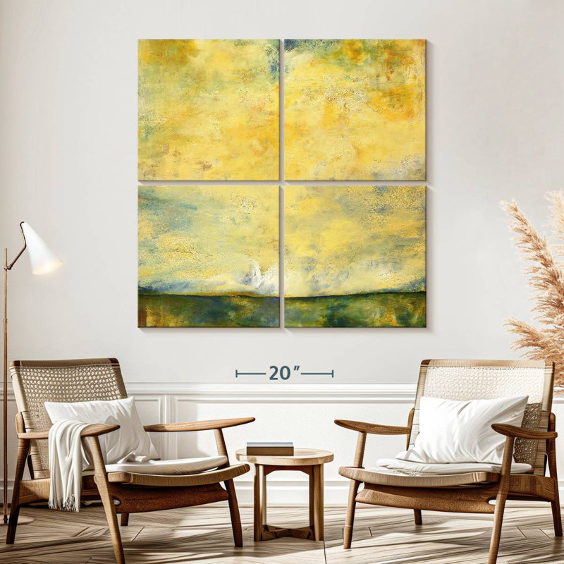 Blissfully Grounded, 57" H x 57" W