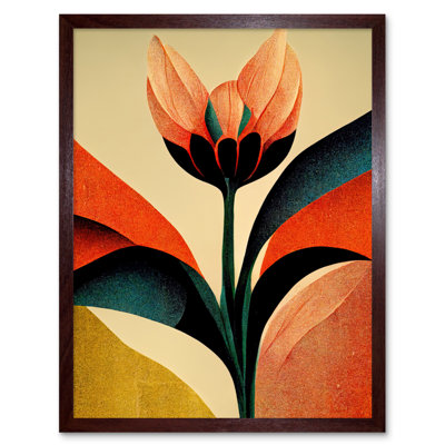 Abstract Flower Art Deco Symmetry - Print