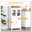 Armoire avec tablette réglable 63,75 "Farmhosue