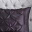 Édredon double prune - Glamour de chambre à coucher élégant 7 pièces