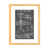 Toile avec cadre en bois beige n'est pas disponible