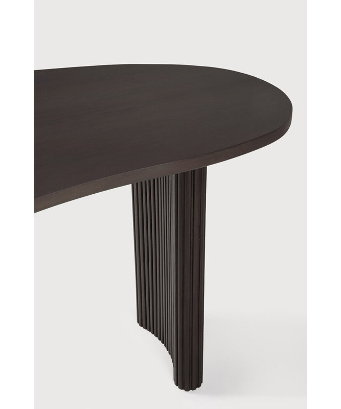 Boomerang Solid Wood Writing Desk, 29.5" H x 63" W x 32.7" D, Espresso