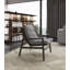 Fulton Lounge Chair In Mixed Marble Fabric