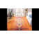 Tapis à motif oriental orange / multicolore Hertzler