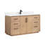 Cloverfield 60'' Single Bathroom Vanity with Cultured Marble Top-93496117-93496118