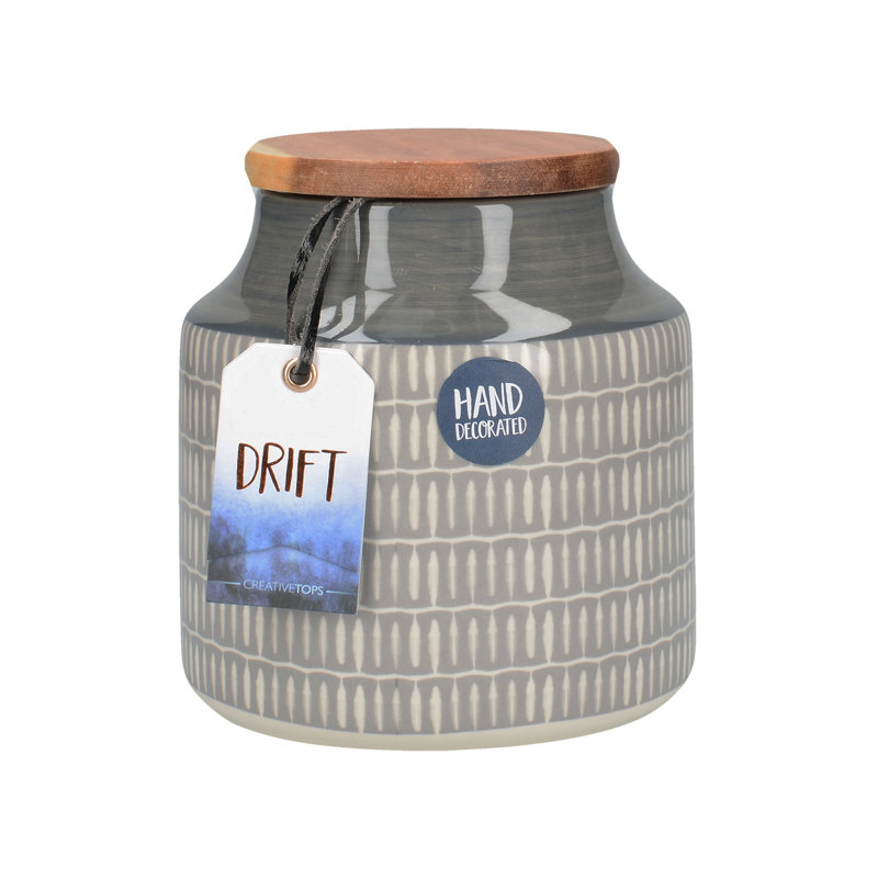 Mikasa Drift Storage Jar Grey