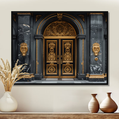 Portes dorées dorées II - Banks, art mural