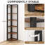 Bibliothèque industrielle 70,87 "avec structure en métal-1771677161