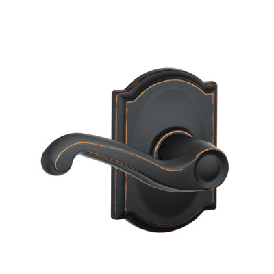 Flair Lever with Camelot Trim Hall and Closet Lock