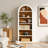Storage Display Shelf,Elegant Arch Design Bookshelf