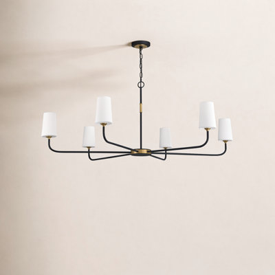 6 - Light Dimmable Chandelier