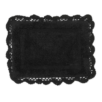 Tapis pour salle de bain en crochet
