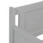 Lit de jour simple en bois de pin avec deux tiroirs de rangement, gris-1950738778