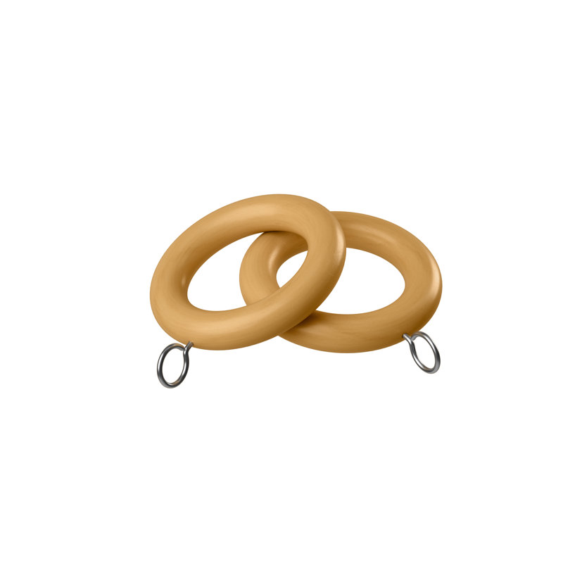 28Mm Woodland Ring Pk 4, Natural Oak