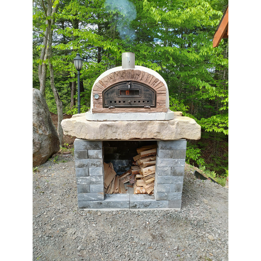 Authentic Pizza Ovens Ventura Stone Countertop Wood Burning Pizza Oven Authentic Pizza Ovens