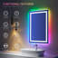 40 po X P 24 po Miroir de salle de bain mural anti-buée rétroéclairé à DEL sans cadre anti-buée en couleurs multiples-71027707-109488395