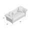 Canapé Chesterfield à accoudoirs roulés 90 po-38042669